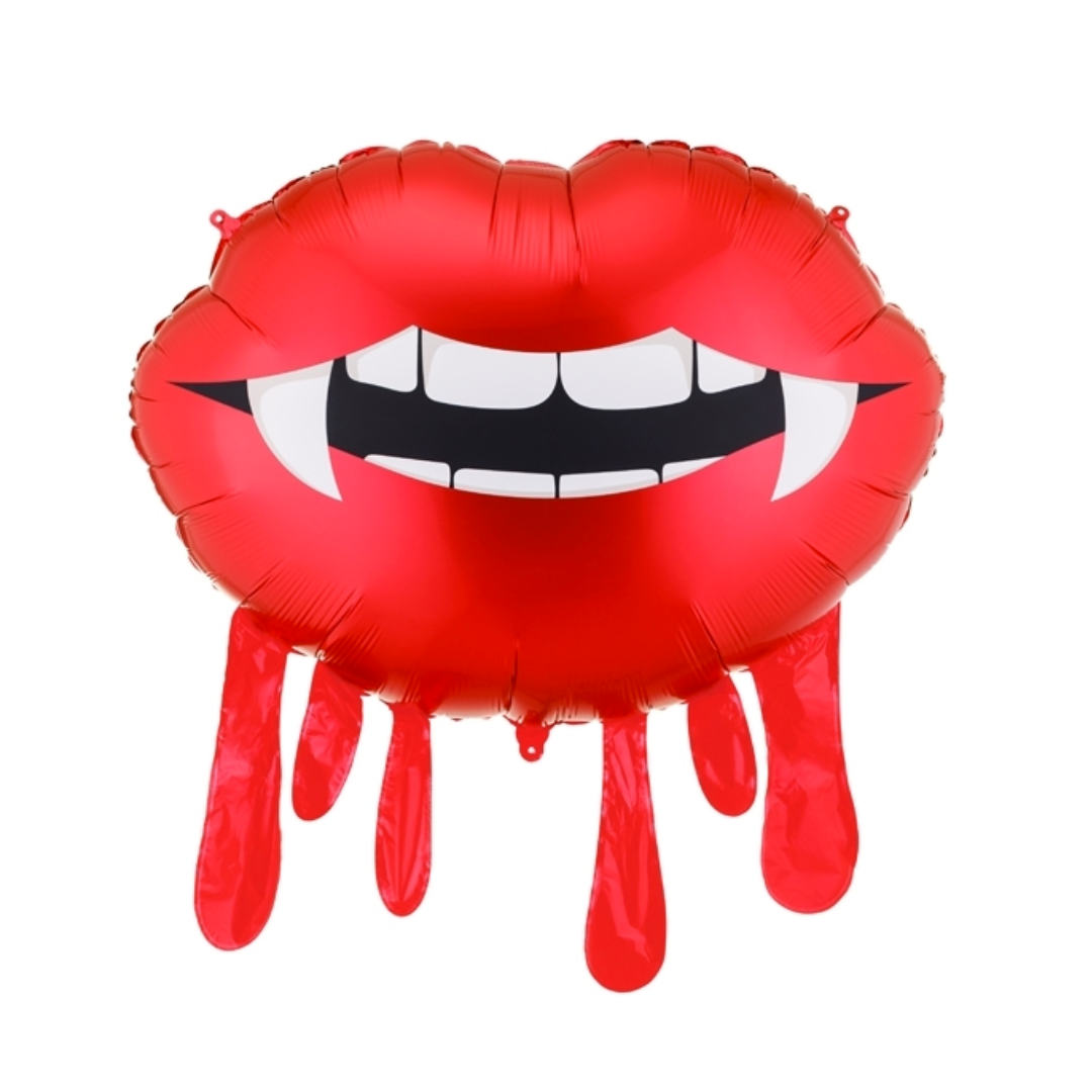 Globo labios ensangrentados