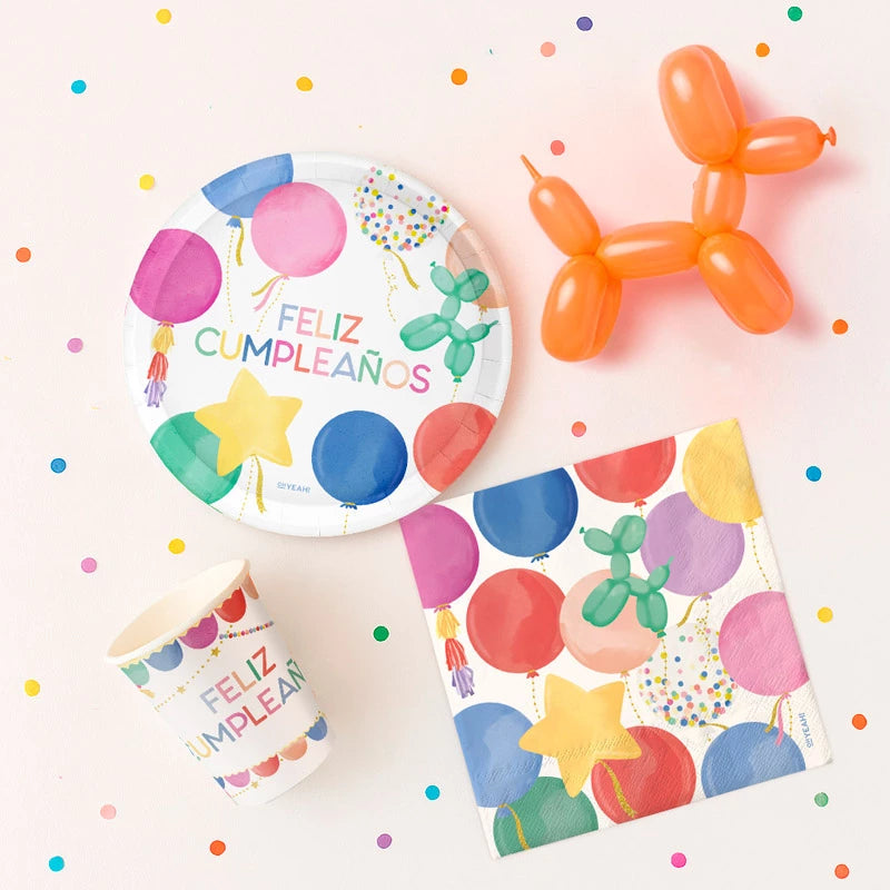 Servilletas Feliz Cumpleaños Globos - Pack 20 uds