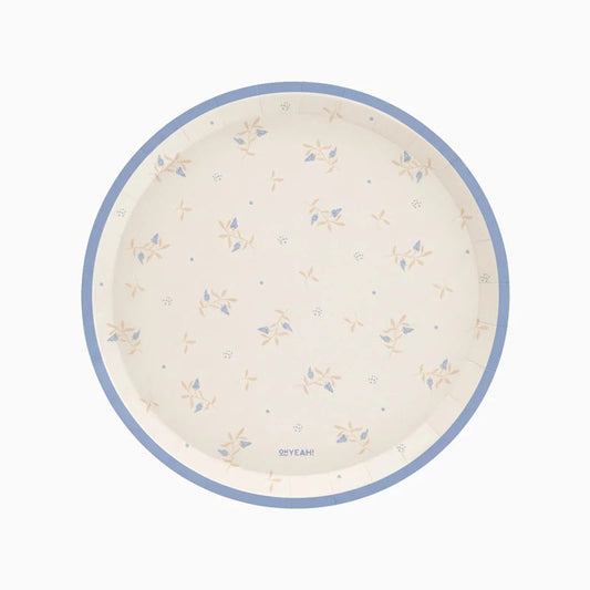 Plato Pequeño Floral Azul