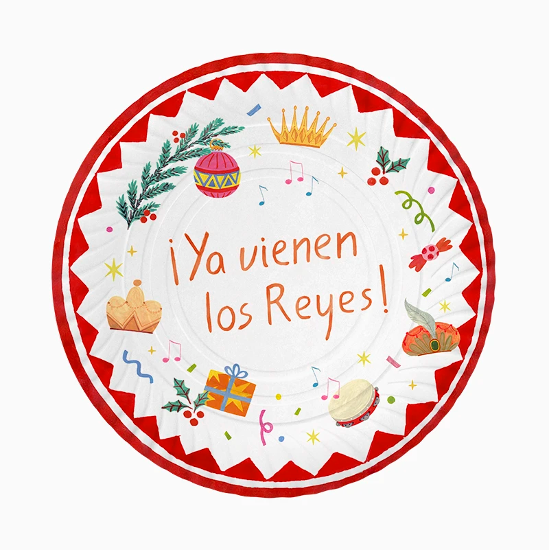 Bandeja Roscón -Ya vienen los Reyes- pack 2 uds.