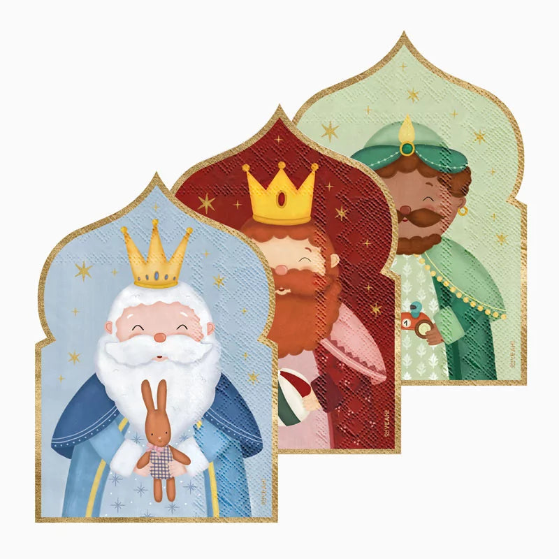 Servilletas Reyes Magos petit- pack 20 uds.