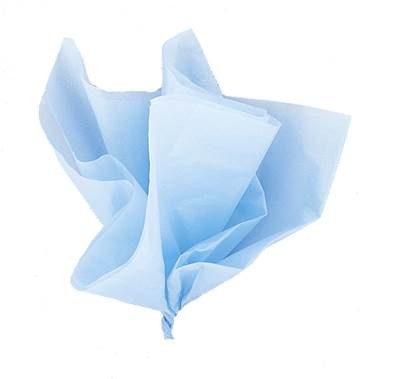 Papel de seda liso celeste pastel - pack 10 uds.