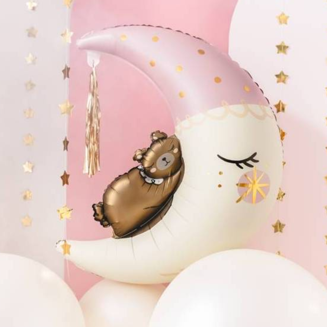 Globo foil luna y osito
