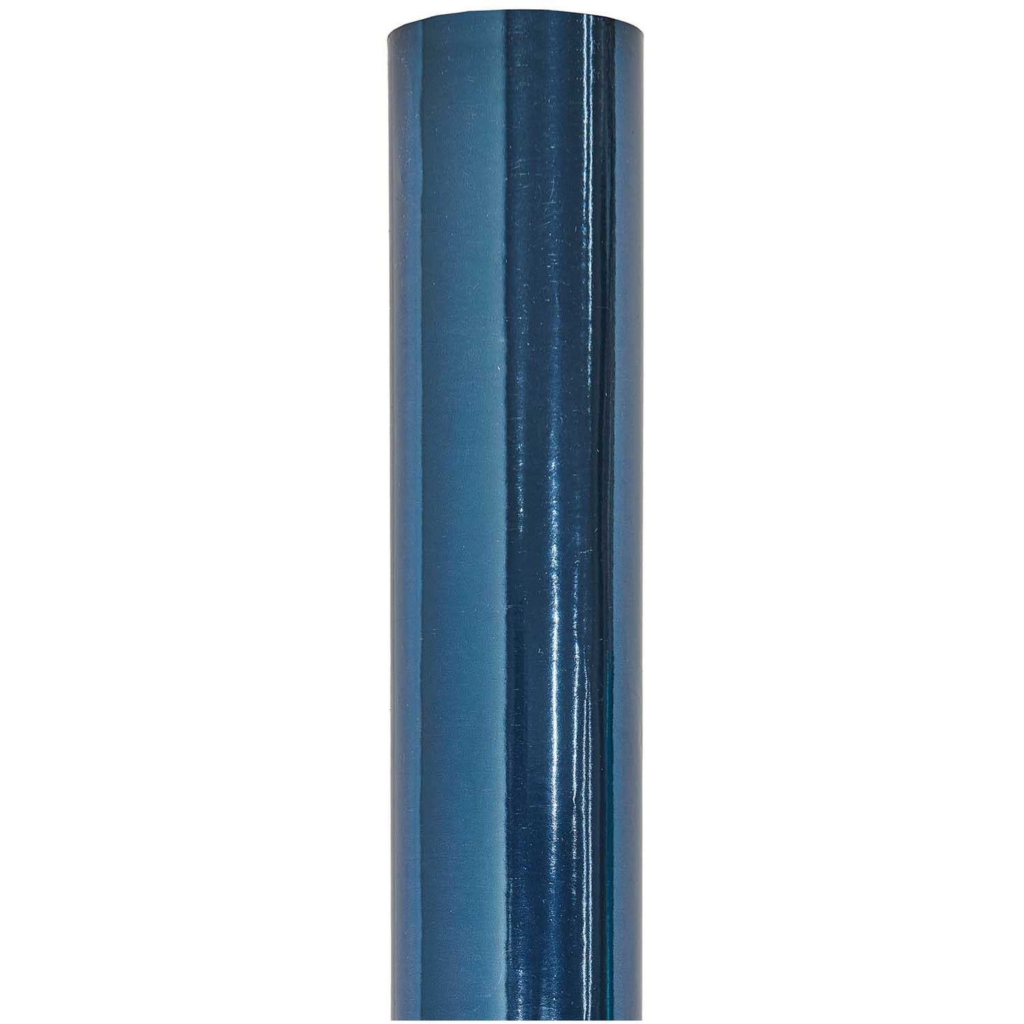 Rollo de papel de regalo azul metalico- 70cm x 2m