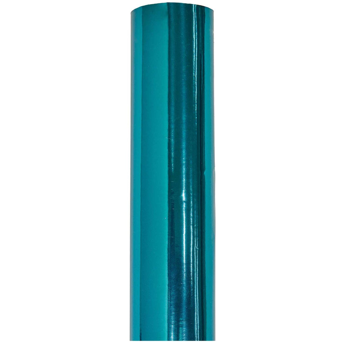 Rollo de papel de regalo metálico verde azulado brillante- 70cm x 2m