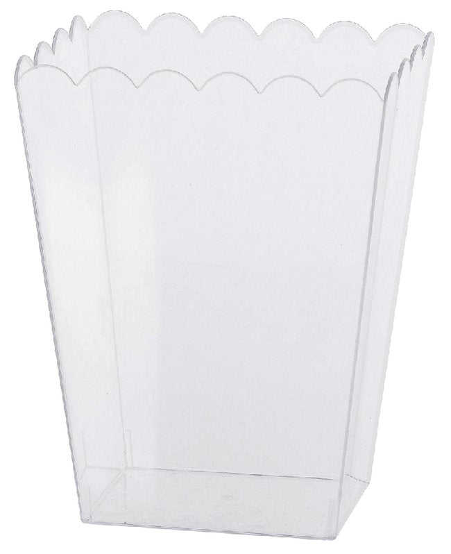 Recipiente con borde ondulado