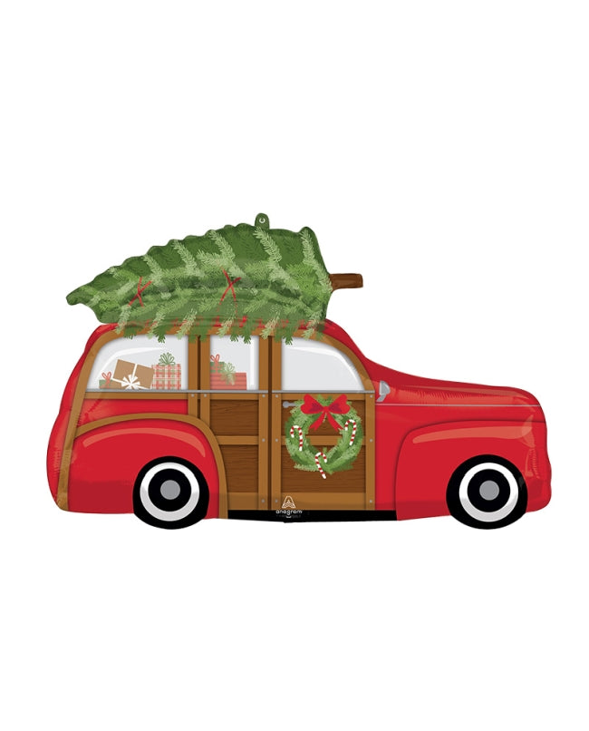 Globo foil coche navidad