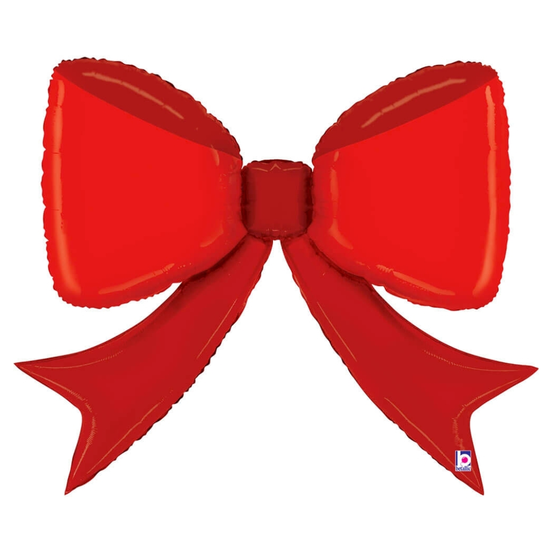 Globo foil lazo rojo
