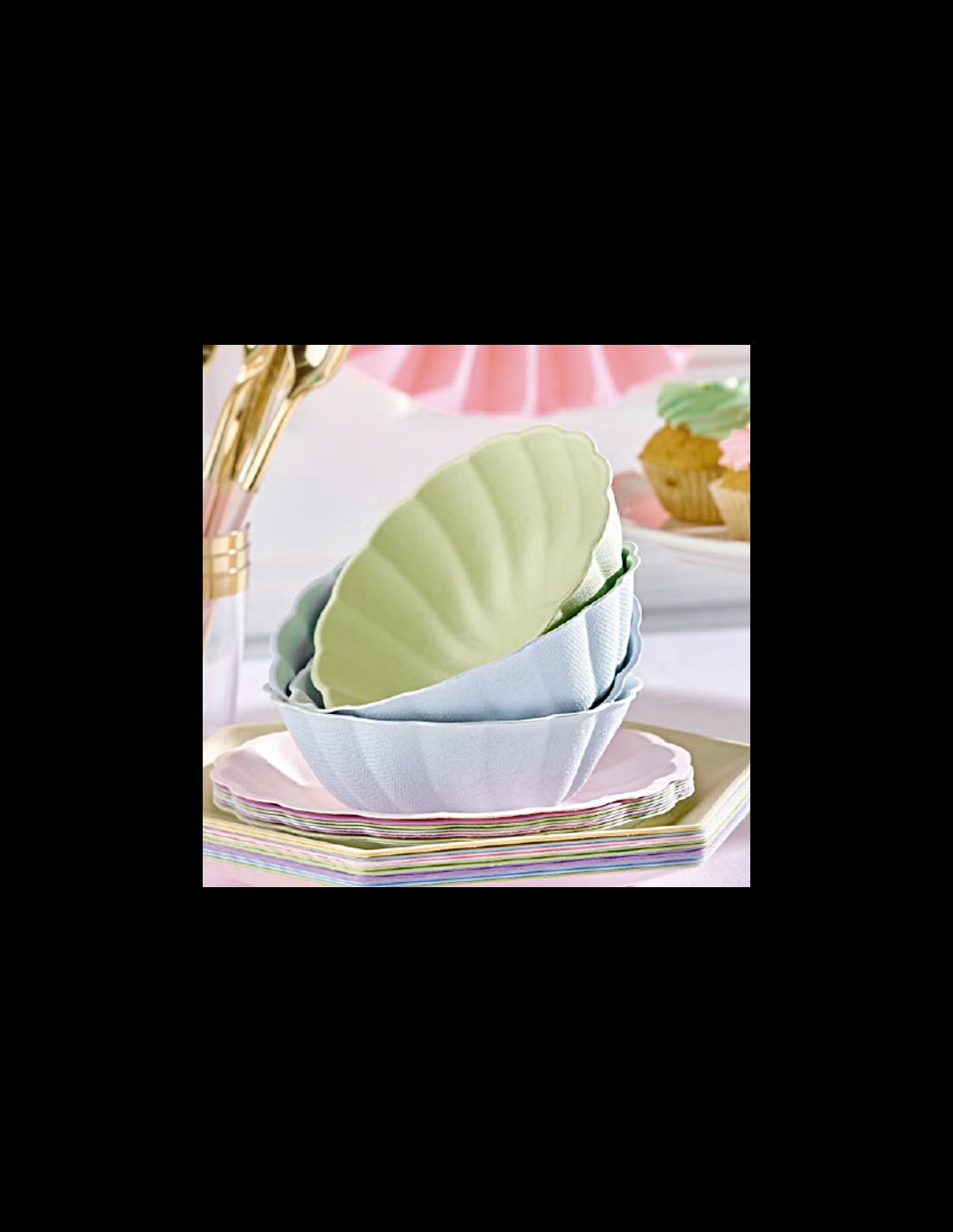 Bowl redondo verde- pack 6 uds.