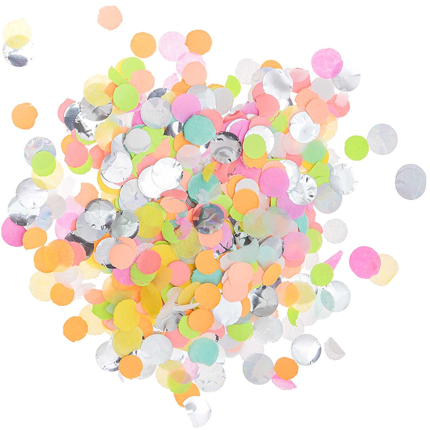Confeti redondo colores neon - 20g.