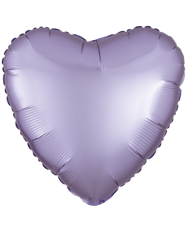 Globo foil corazón pequeño lila pastel