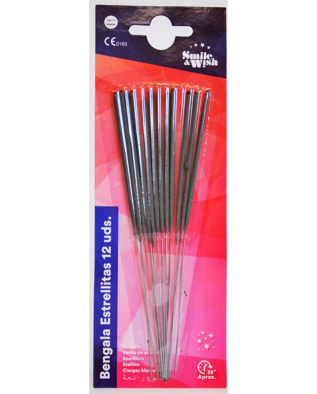 Bengalas - pack de 12 unidades