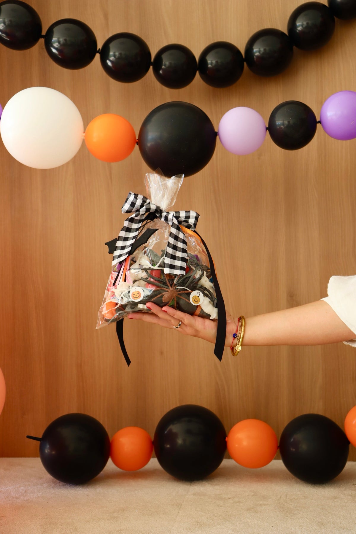 Bolsa de chuches y juguetes Halloween