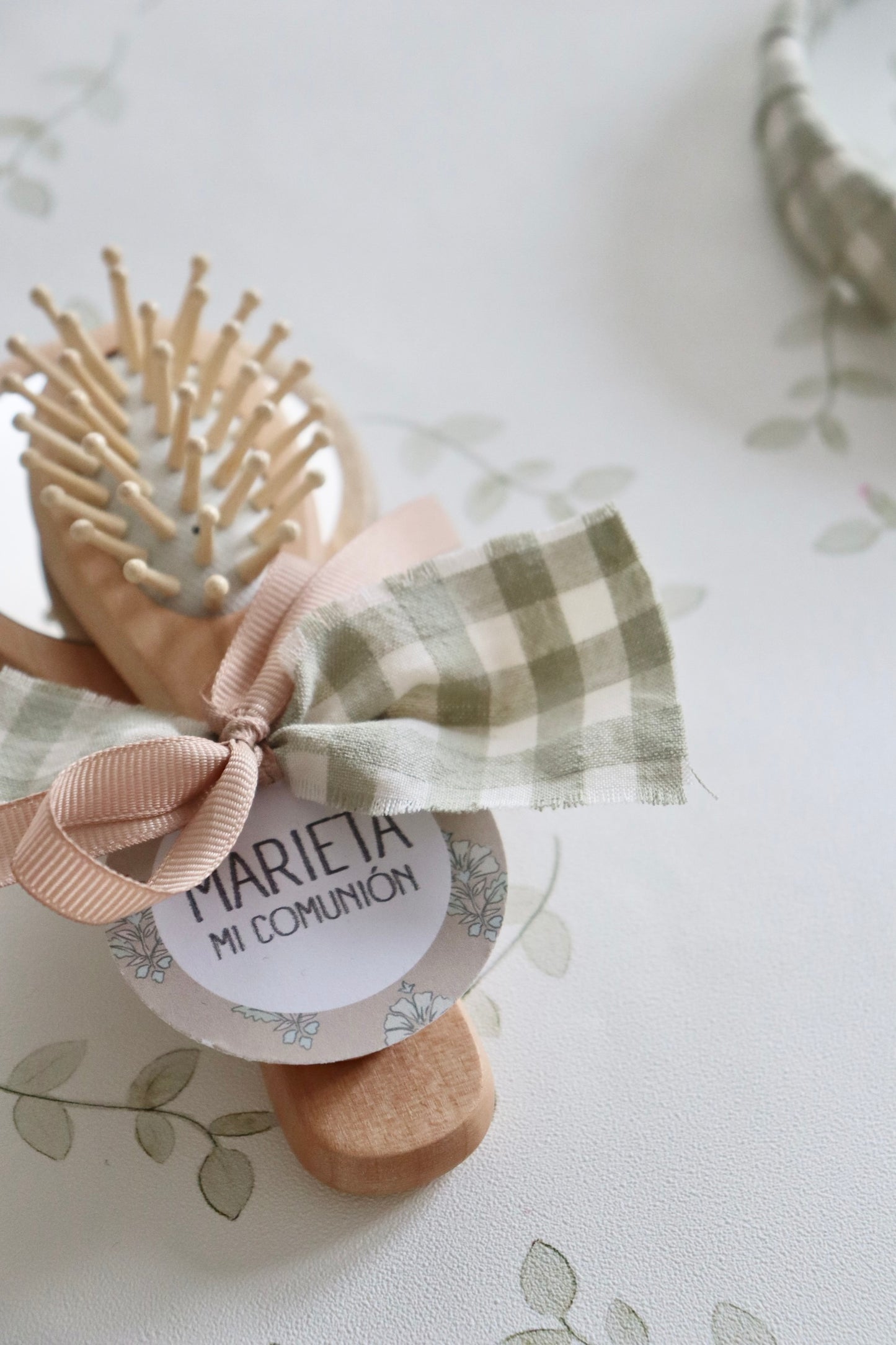 Cepillo Pequeño con Espejo Personalizado