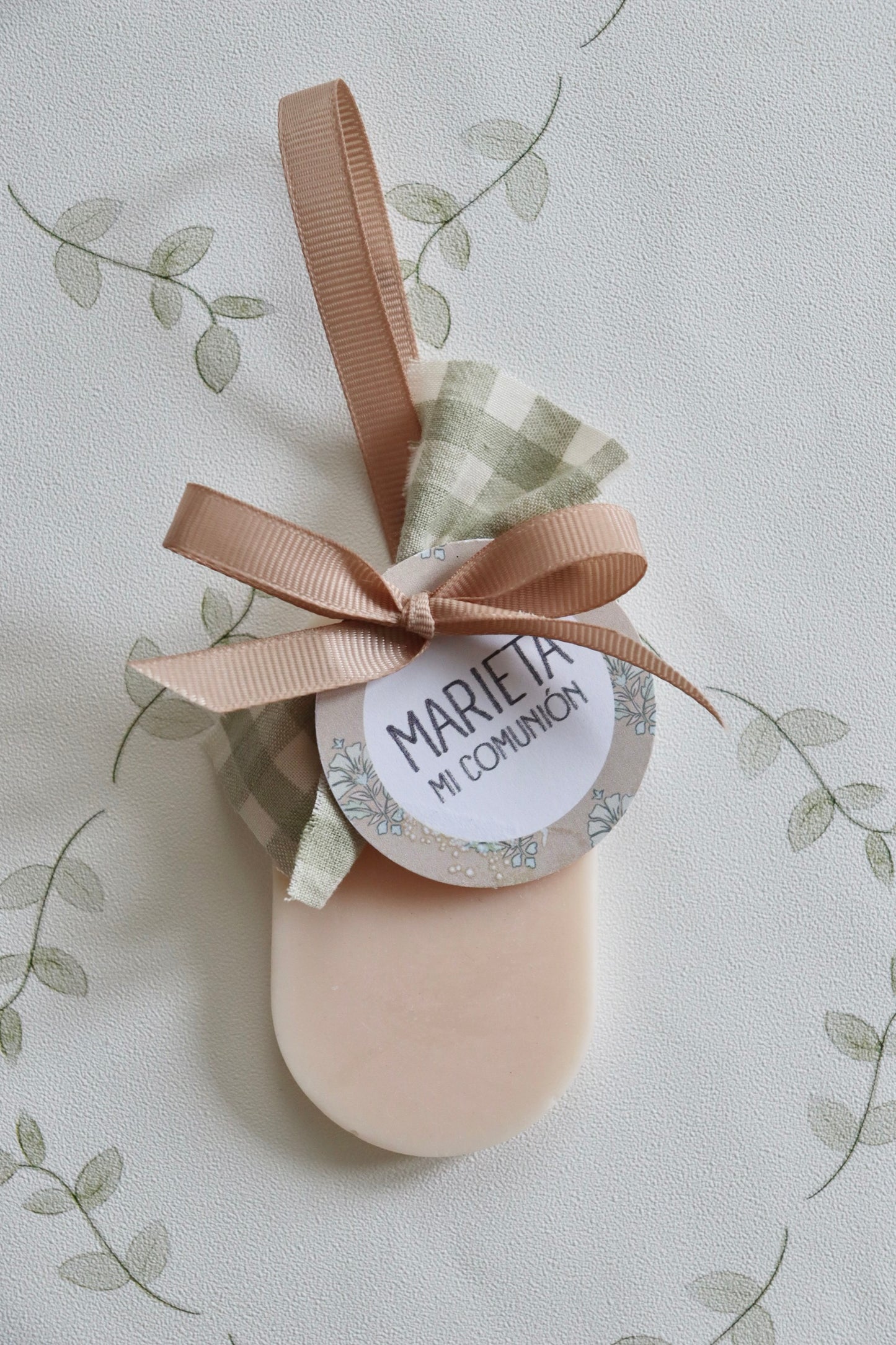 Ambientador solido con etiqueta personalizada