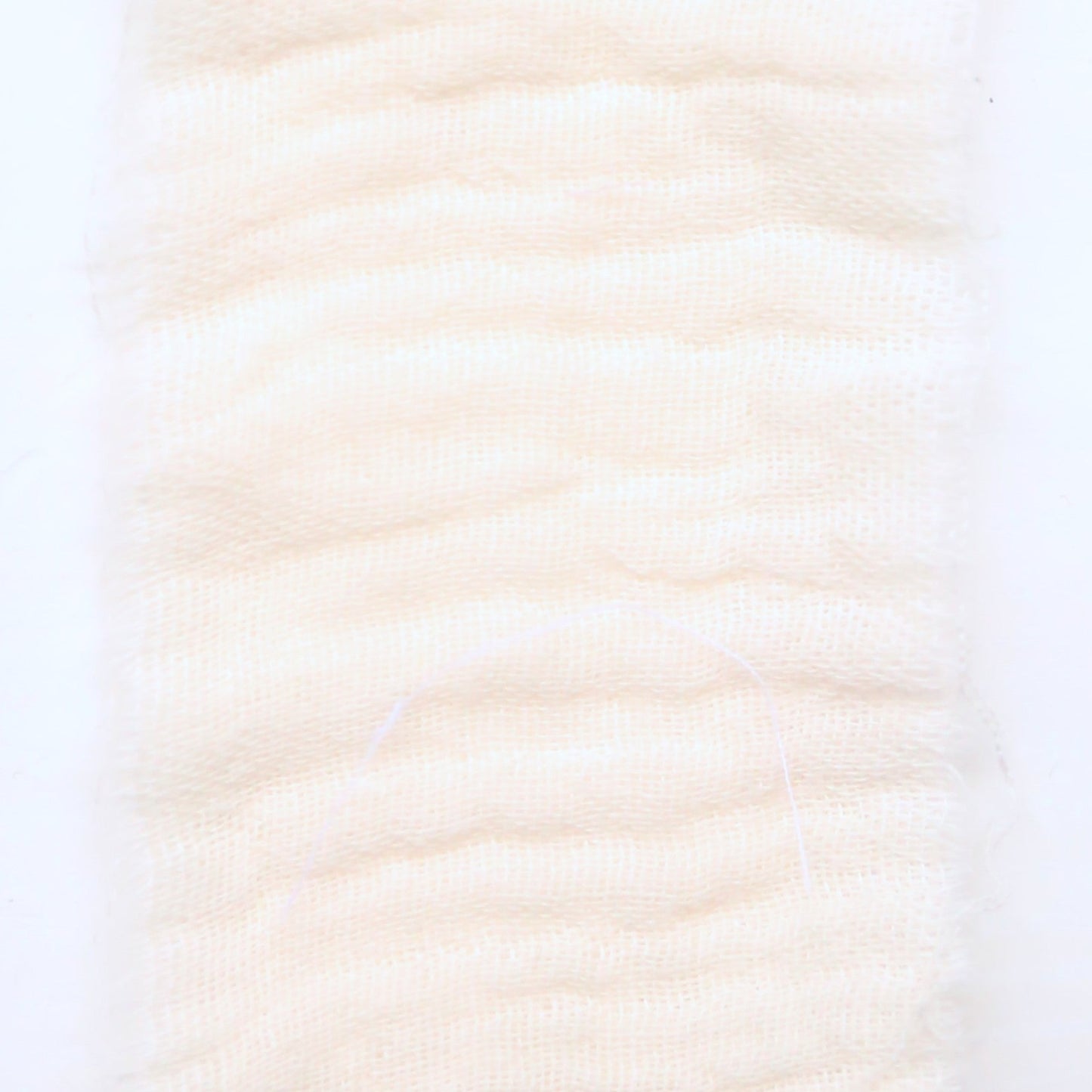 Lazo de tela bambula crema