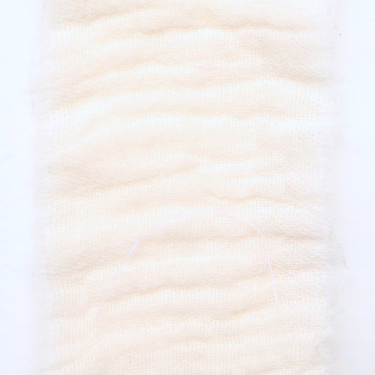 Lazo de tela bambula crema