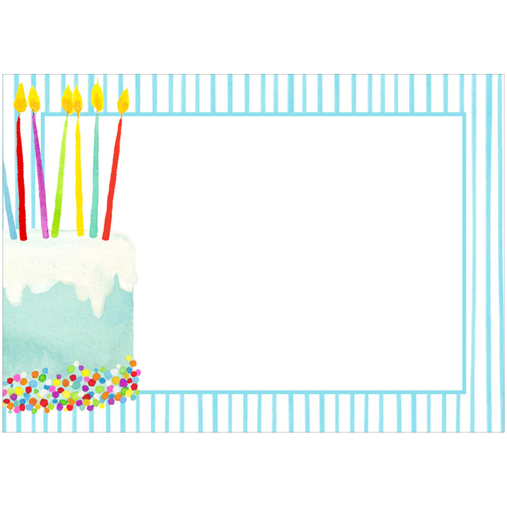Etiquetas adhesivas tarta de cumpleños - pack 12 uds