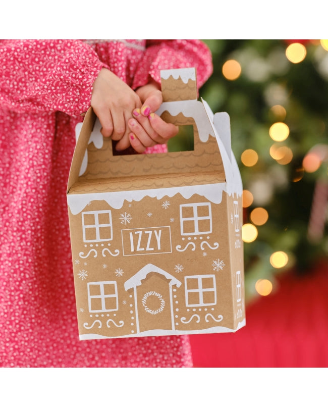 Casitas de Jengibre personalizables- pack 4 uds.