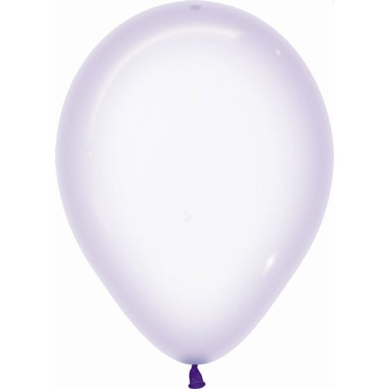 Globo de látex lila cristal- pack 50 uds.