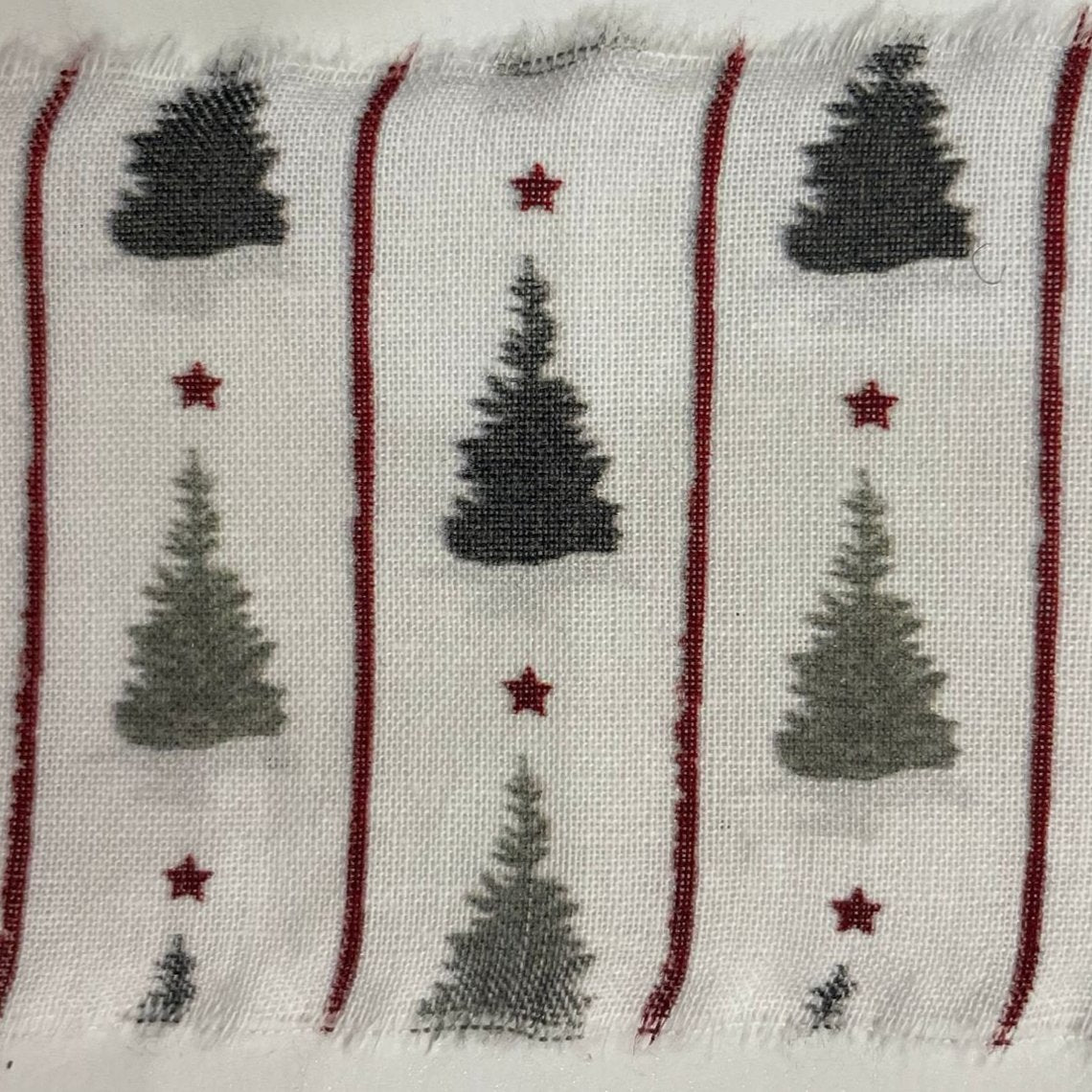 Lazo de tela árbol de navidad