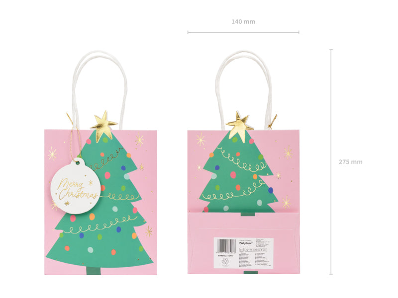 Bolsa de regalo pequeña árbol de Navidad