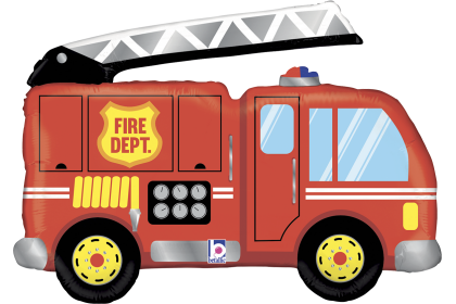 Globo foil camión de bomberos