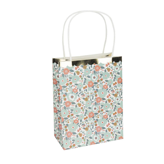 Bolsas de papel de flores- pack 8 uds.