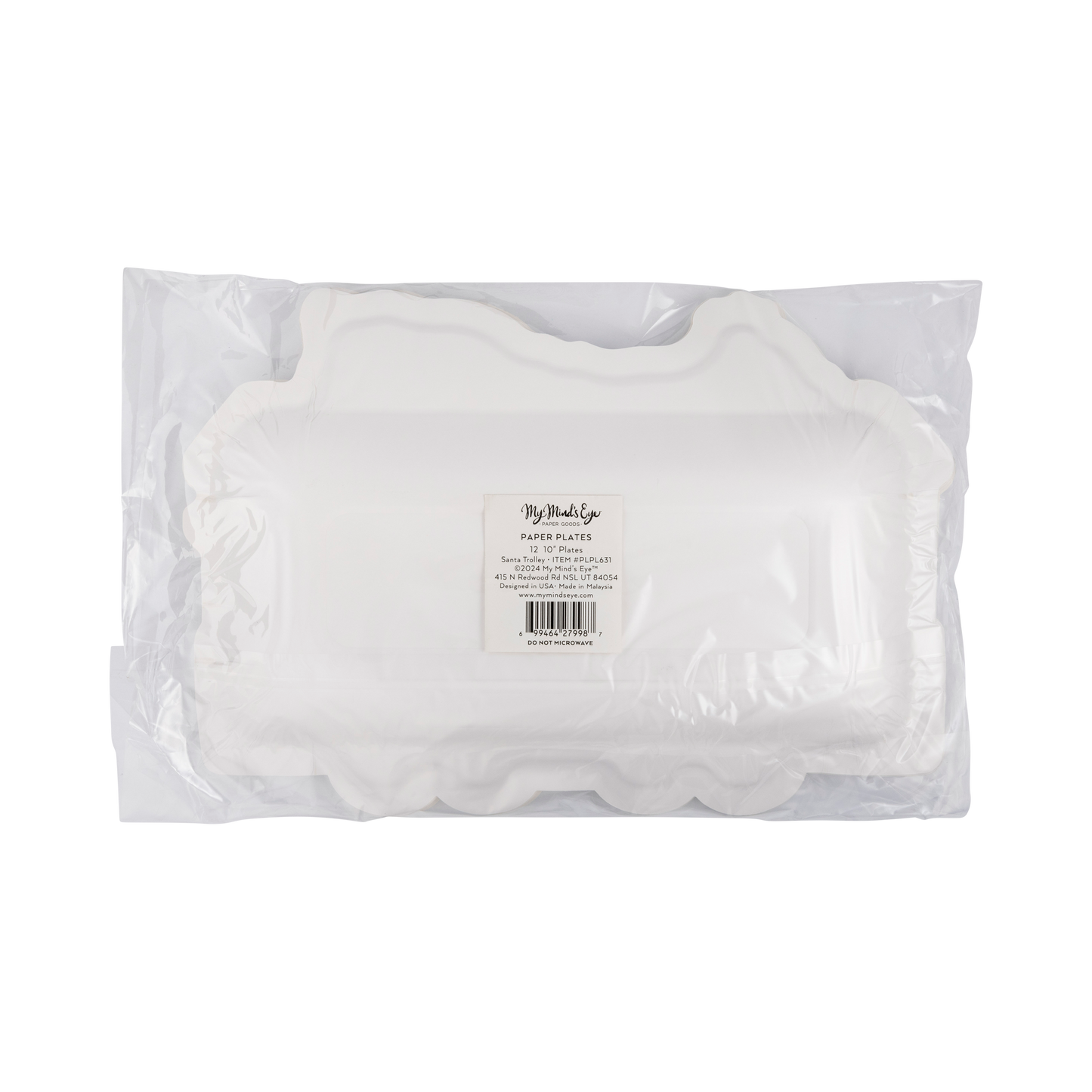 Plato polar express- pack 8 uds.