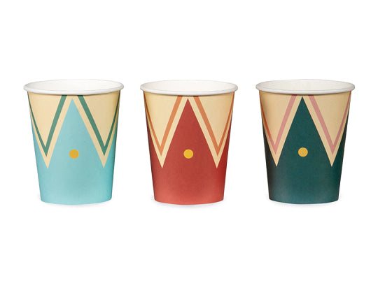Vasos circo - pack 6 uds.
