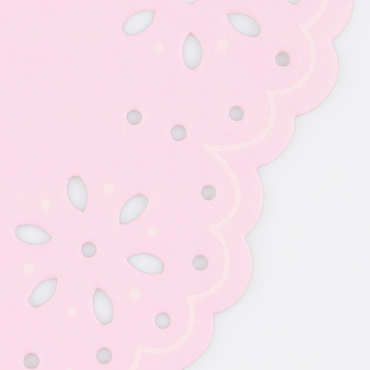 Servilleta grande blonda rosa- pack 16 uds.