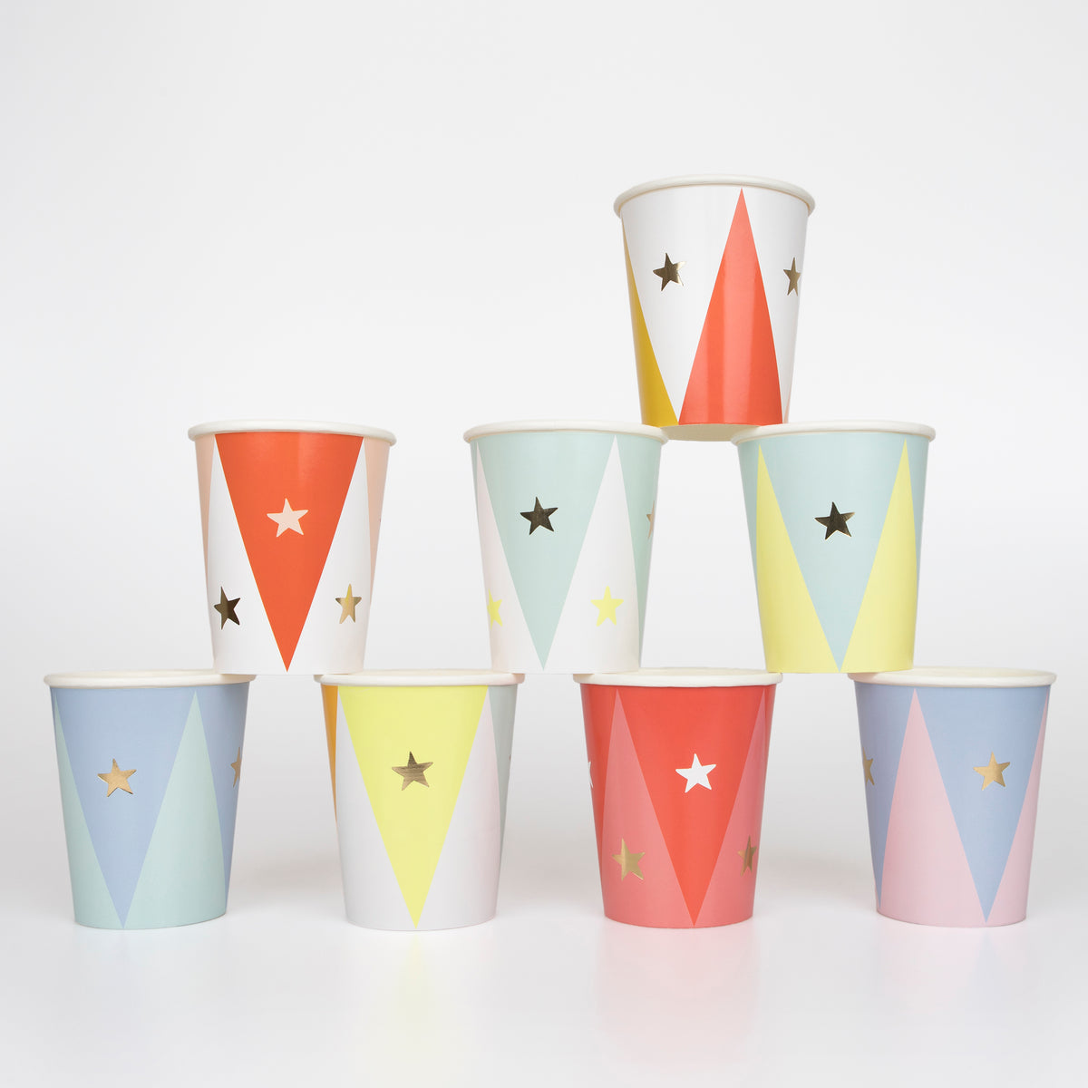 Vasos circo- pack 8 uds.