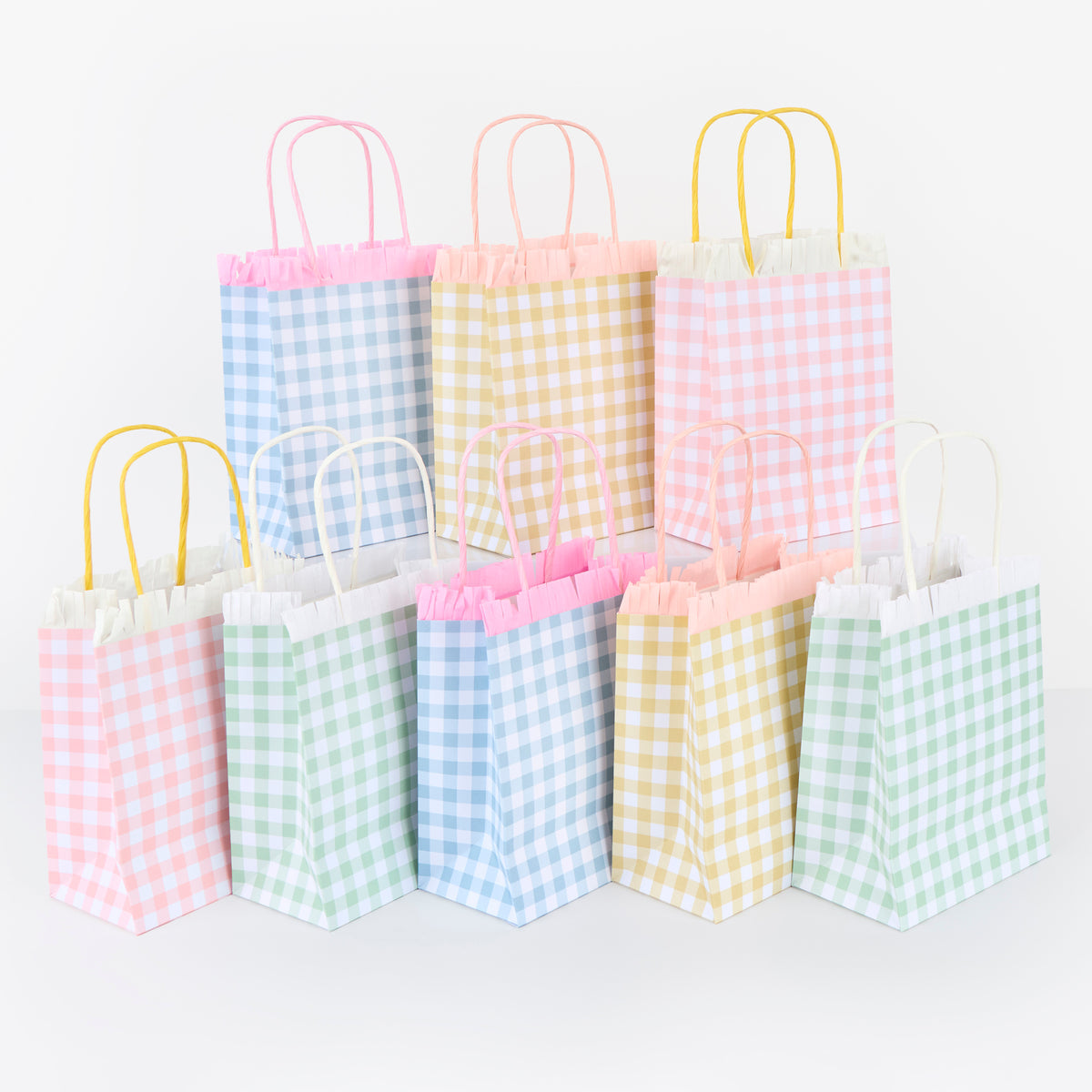 Bolsitas piñata vichy- pack 8 uds.