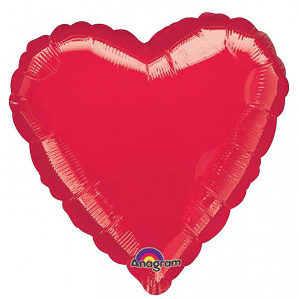 Globo Corazón Rojo