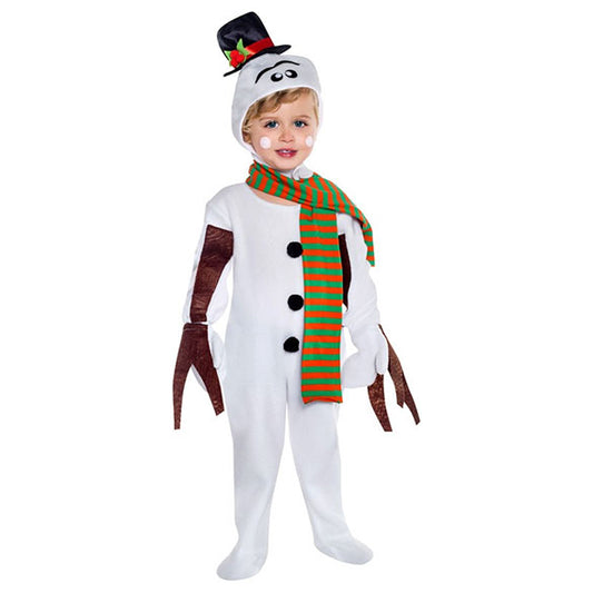 Disfraz de muñeco de nieve infantil