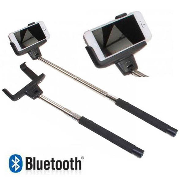 Palo extensible monopod negro bluetooth