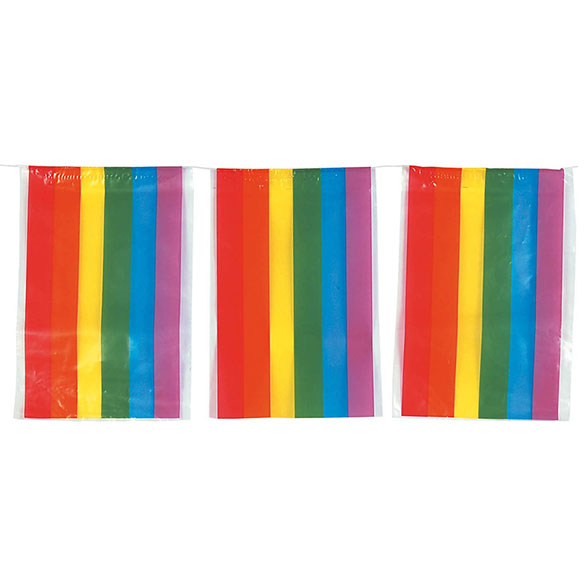 Guirnalda banderas Arco Iris 50 metros