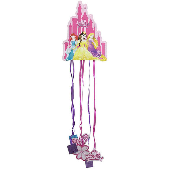 Piñata Princesas Disney, plegable papel cartón, 46 cm.