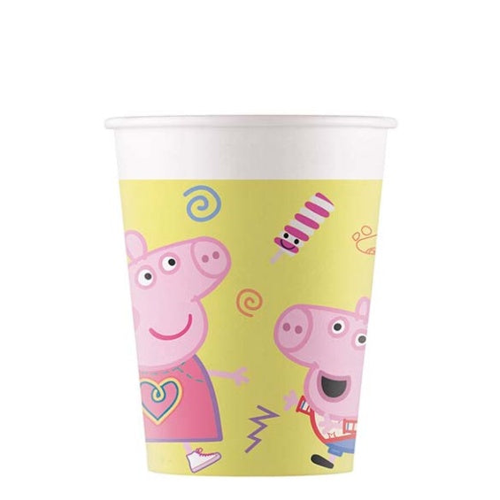 Vasos Peppa Pig 200 ml, Pack 8 u.