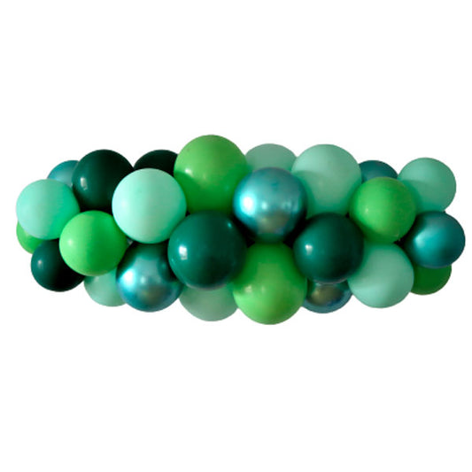 Guirnalda globos tonos verdes