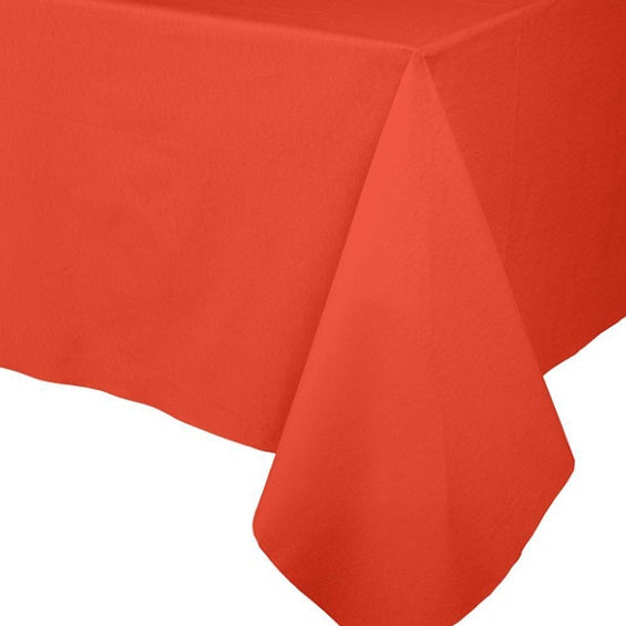 Mantel papel de Lino naranja 244 x 152 cm impermeable, Pack 1 u.