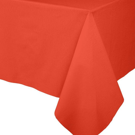 Mantel papel de Lino naranja 244 x 152 cm impermeable, Pack 1 u.