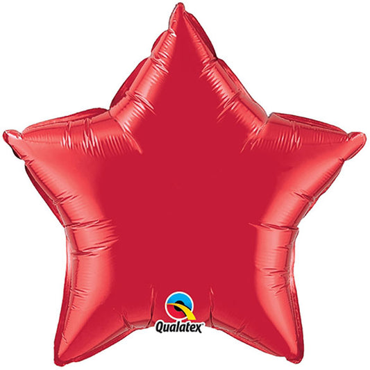 Globo Estrella Roja, 51 cm.