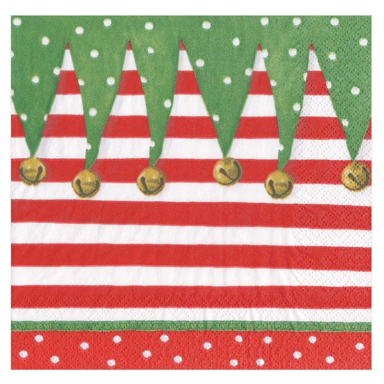 Servilleta elfo navideño grande - pack 20 uds.