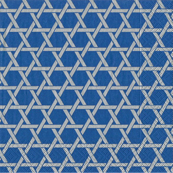 Servilletas estrella 6 puntas 25 x 25 cm, Pack 20 u.