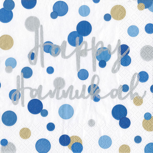 Servilletas modelo Hanukah 33 x 33 cm, Pack 20 u.