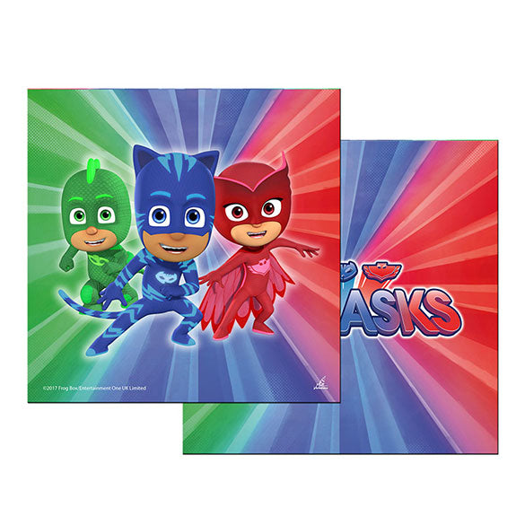 Servilletas PJ Masks 33 x 33 cm, Pack 20 u.
