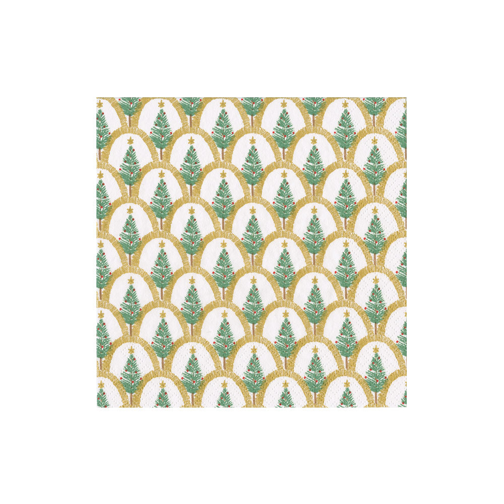 Servilleta pequeña árbol de Navidad - pack 20 uds