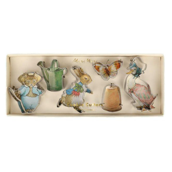 Cortadores de galletas mini Peter Rabbit, Set 6 u.