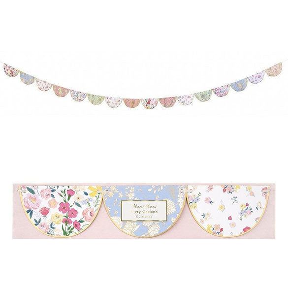 Guirnalda Jardín de Flores Inglés